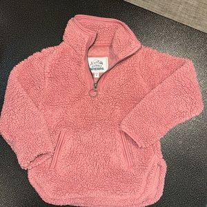 Kids Cuddly Sherpa pullover kangaroo pocket Size 4